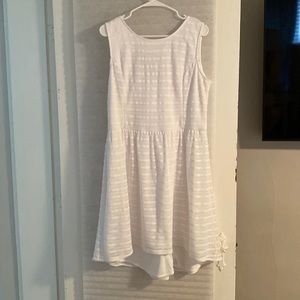 Lilly Pulitzer high-low white dress